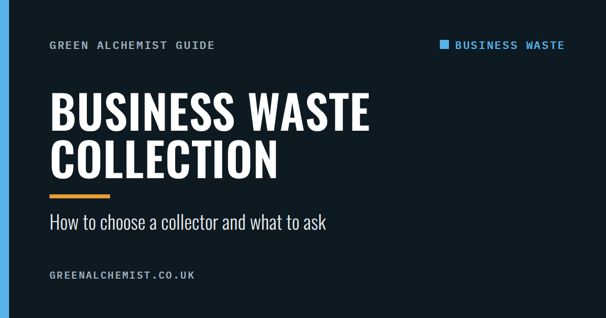 Business waste collection: how to choose a collector and what to ask