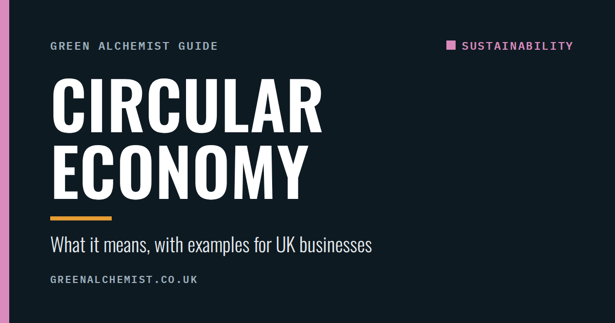 What is the circular economy? Meaning and examples for UK businesses