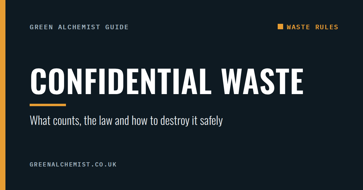 Confidential waste: what it is and how to dispose of it safely