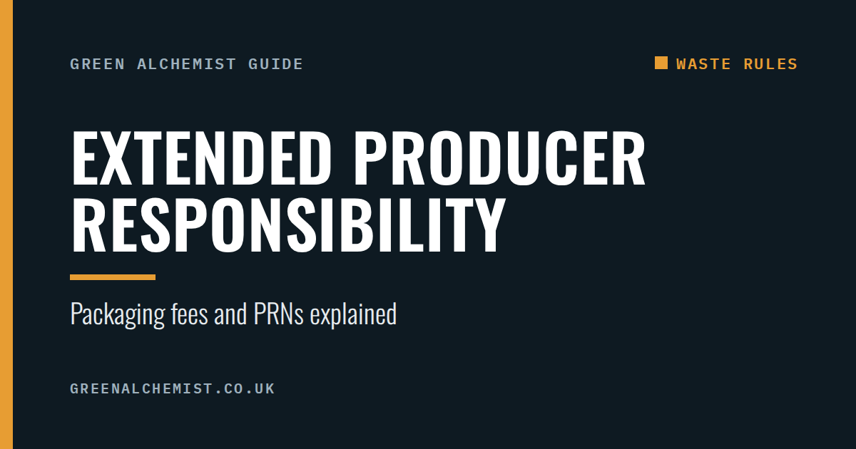 Extended producer responsibility and PRNs: the packaging rules explained