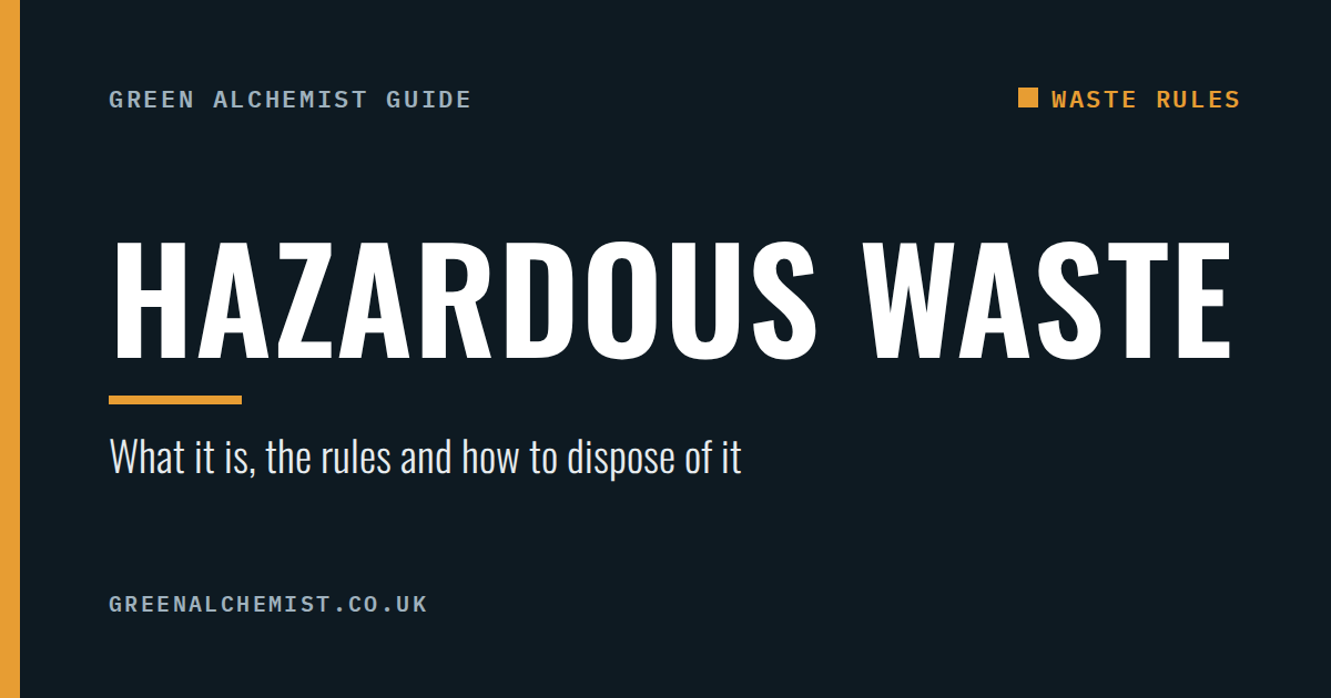Hazardous waste: what it is, the rules and how to dispose of it