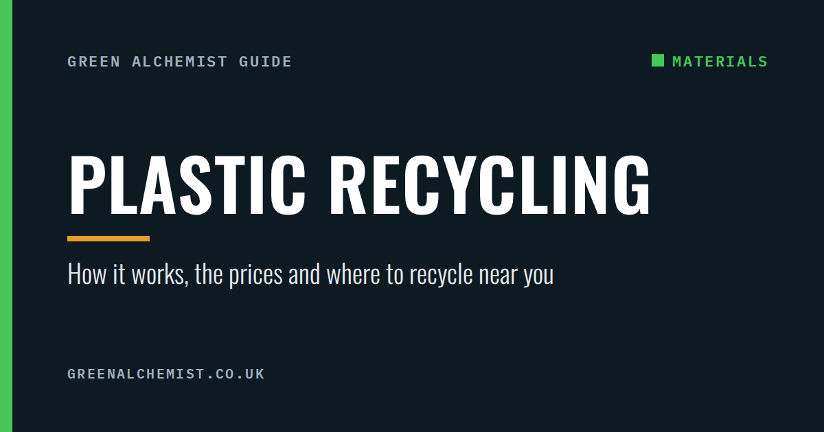 Plastic recycling in the UK: how it works and what your plastic is worth