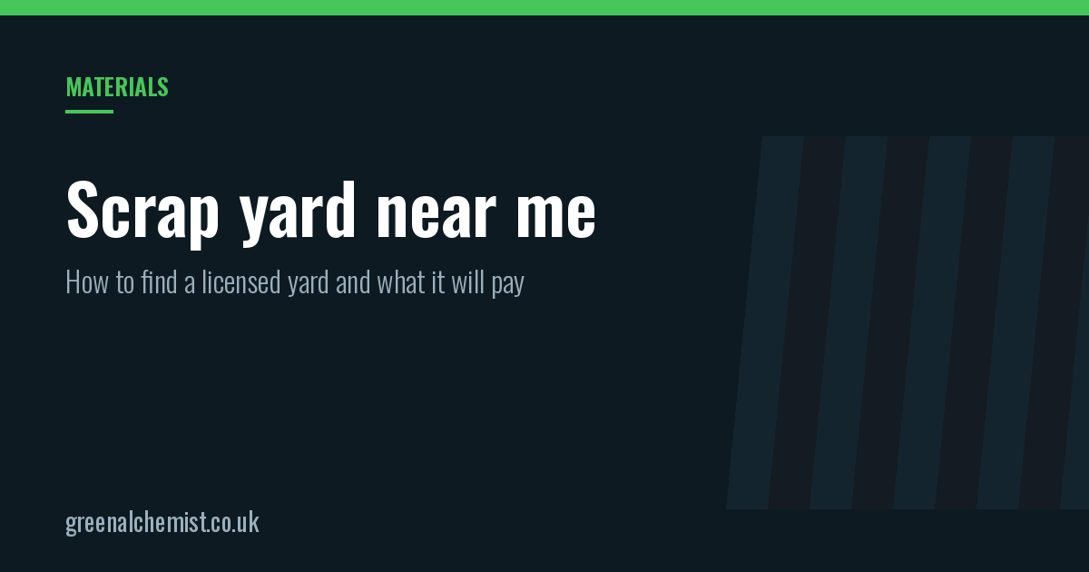 Scrap yard near me: how to find a licensed scrap yard