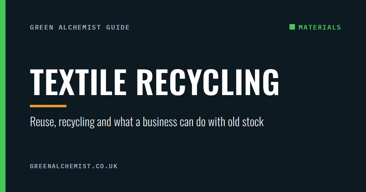 Textile recycling: how it works and what a business can do