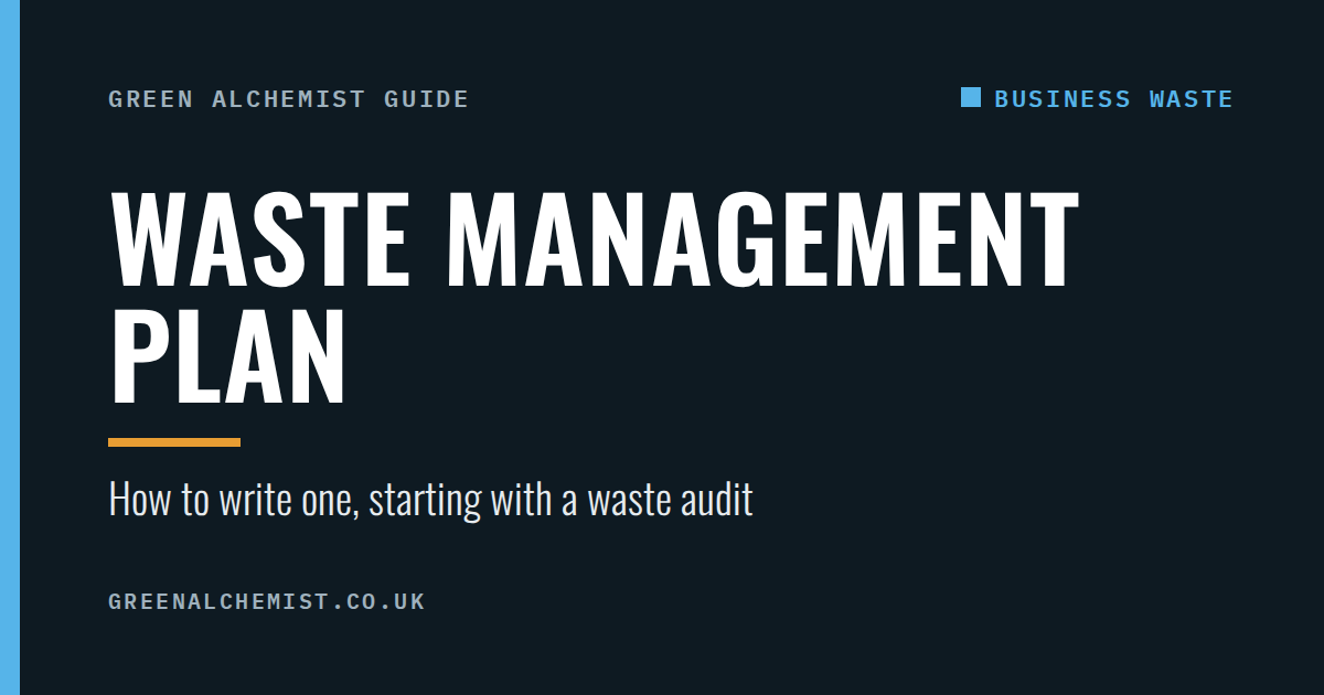 Waste management plan: how to write one for your business