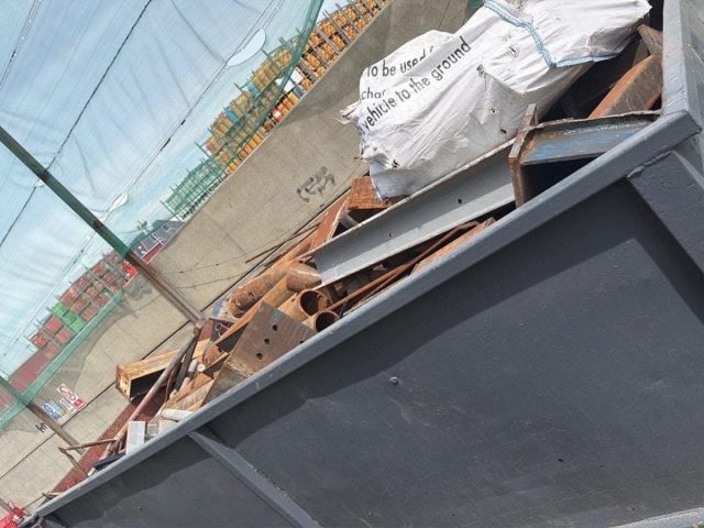 6500 kg of steel and iron in CM13 3JT