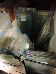 Approximately 1 tonne of flat glass