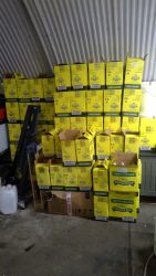 Wray & nephew box and bottles 70cl/1 litres